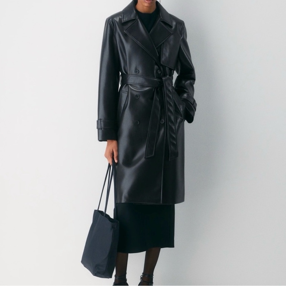 Babaton Women's Black Trench Coat